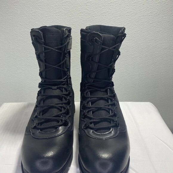 NEW FILA Men’s Stormer High Top Boots – Black Leather – Size 11.5 – Lace-Up main image 4